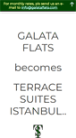 Mobile Screenshot of galataflats.com
